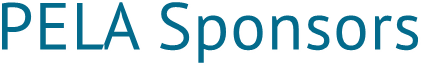 PELA Sponsors PELA Sponsors